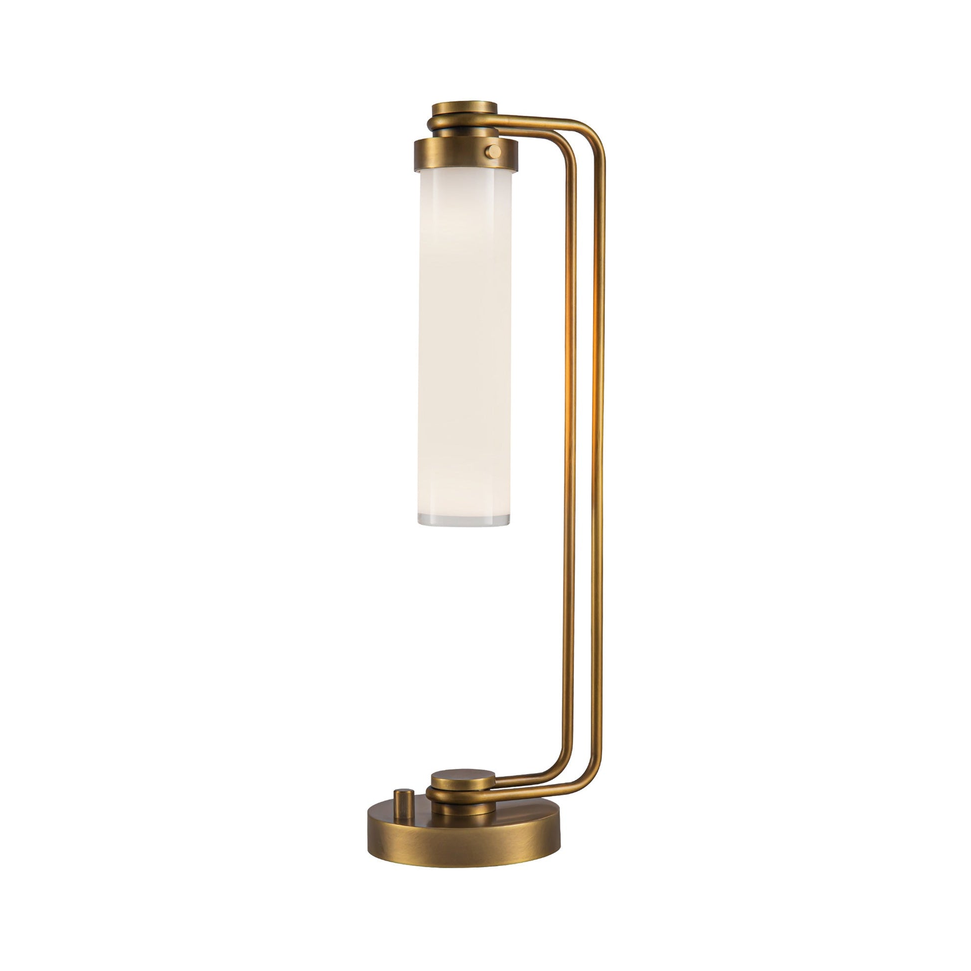 Wynwood Table Lamp in Vintage Brass.