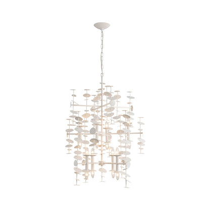 Yukari Chandelier in Matte White.