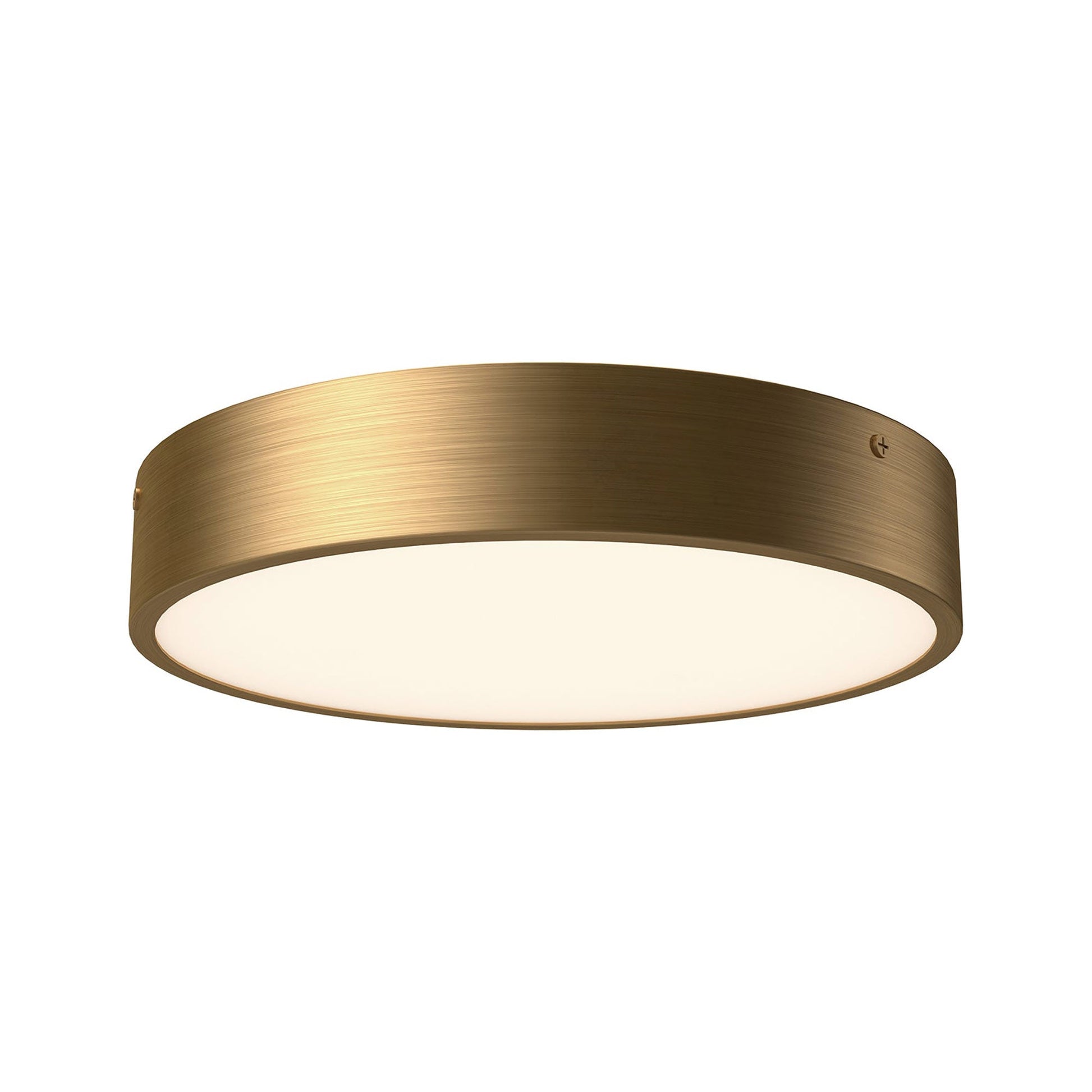 Adelaide LED Flush Mount Ceiling Light in Aged Gold (Small).