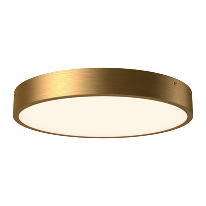 Adelaide LED Flush Mount Ceiling Light in Aged Gold (Large).