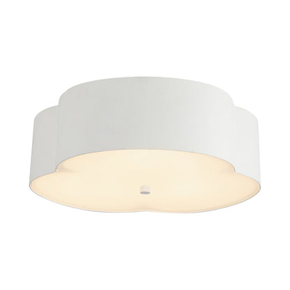 Adella Flush Mount Ceiling Light in Antique White.
