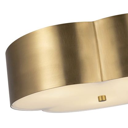 Adella Flush Mount Ceiling Light in Detail.