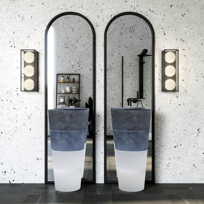 Amelia Vanity Wall Light in bathroom.