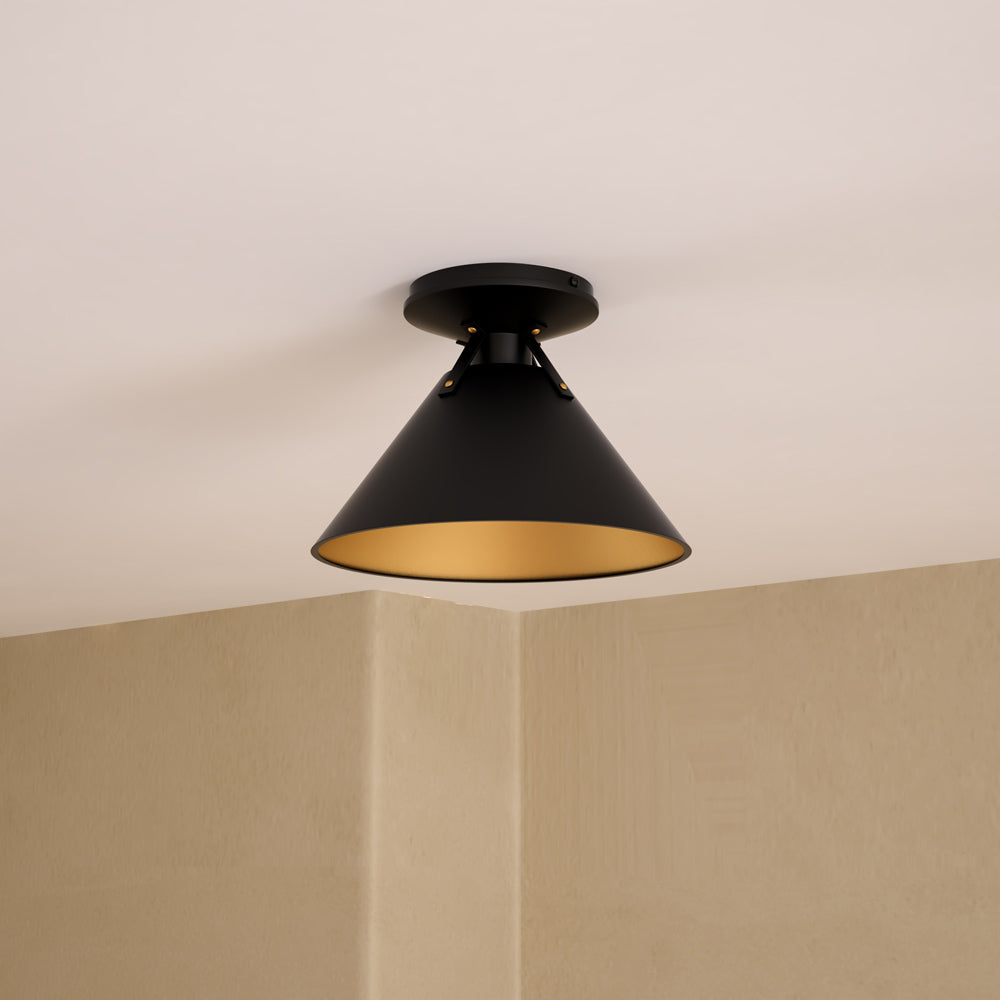 Archer Semi Flush Mount Ceiling Light in Detail.