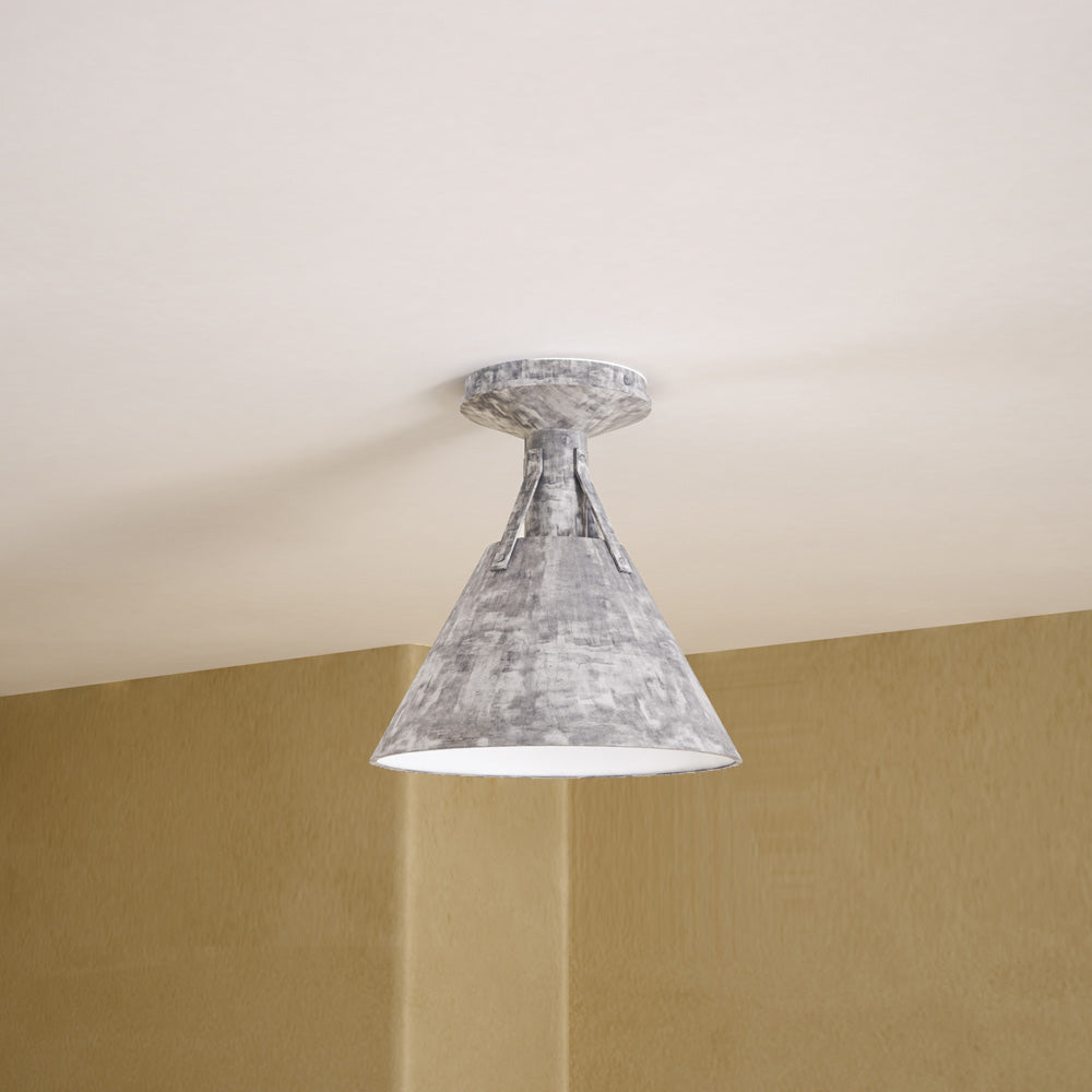 Archer Semi Flush Mount Ceiling Light in Detail.