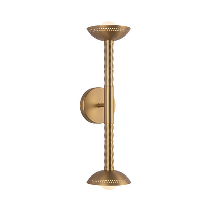 Arden LED Bath Vanity Light in Brushed Gold (With Shade).