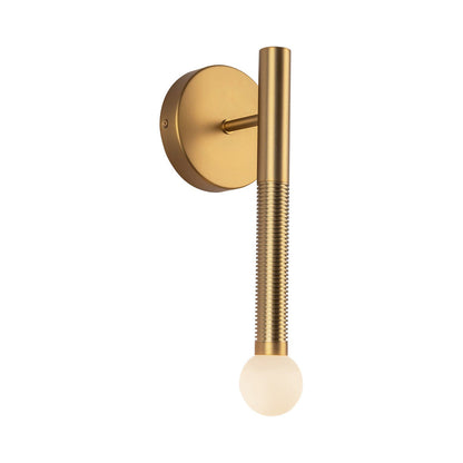 Arden LED Bath Wall Light in Brushed Gold (Without Shade).