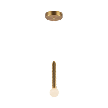 Arden LED Pendant Light in Brushed Gold (Without Shade).