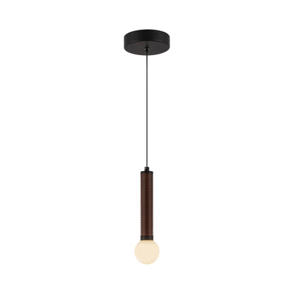 Arden LED Pendant Light in Matte Black (Without Shade).