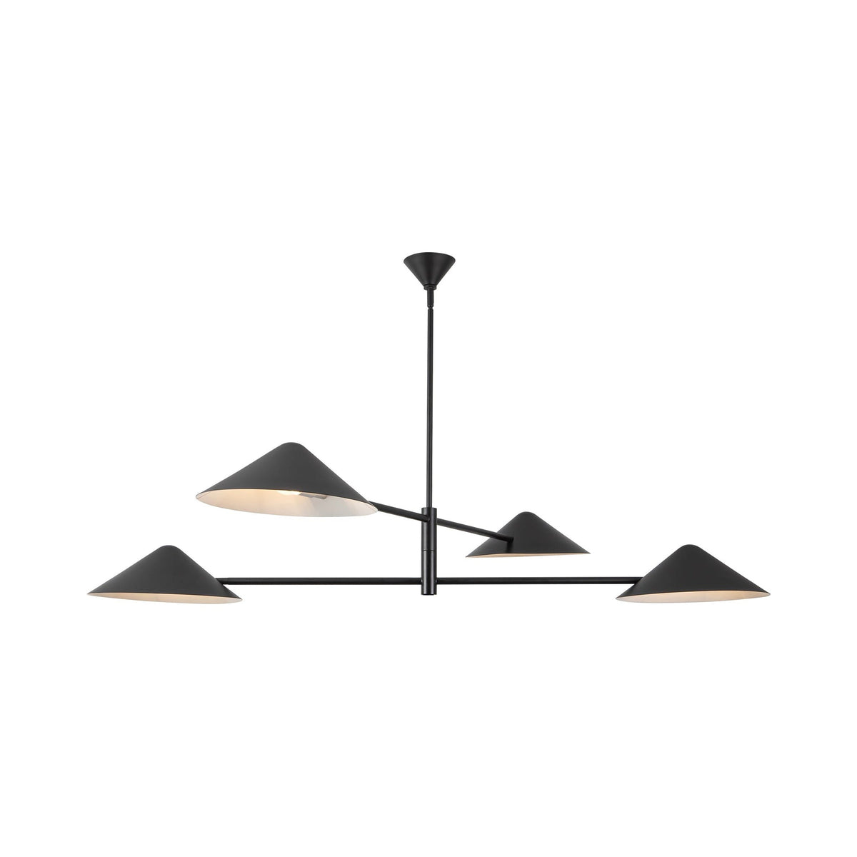 Ashford Chandelier in Matte Black.