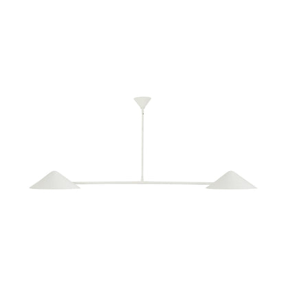 Ashford Linear Pendant Light in Antique White.
