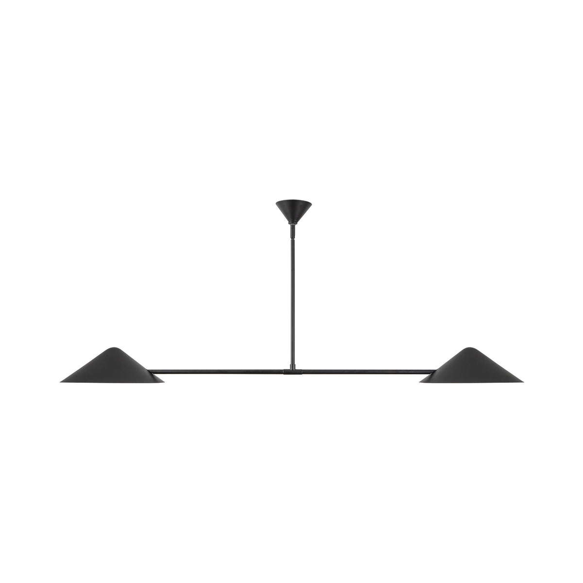 Ashford Linear Pendant Light in Matte Black.