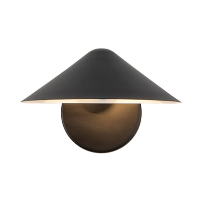 Ashford Wall Light in Matte Black.