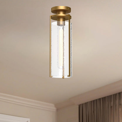 Belmont Flush Mount Ceiling Light in Detail.
