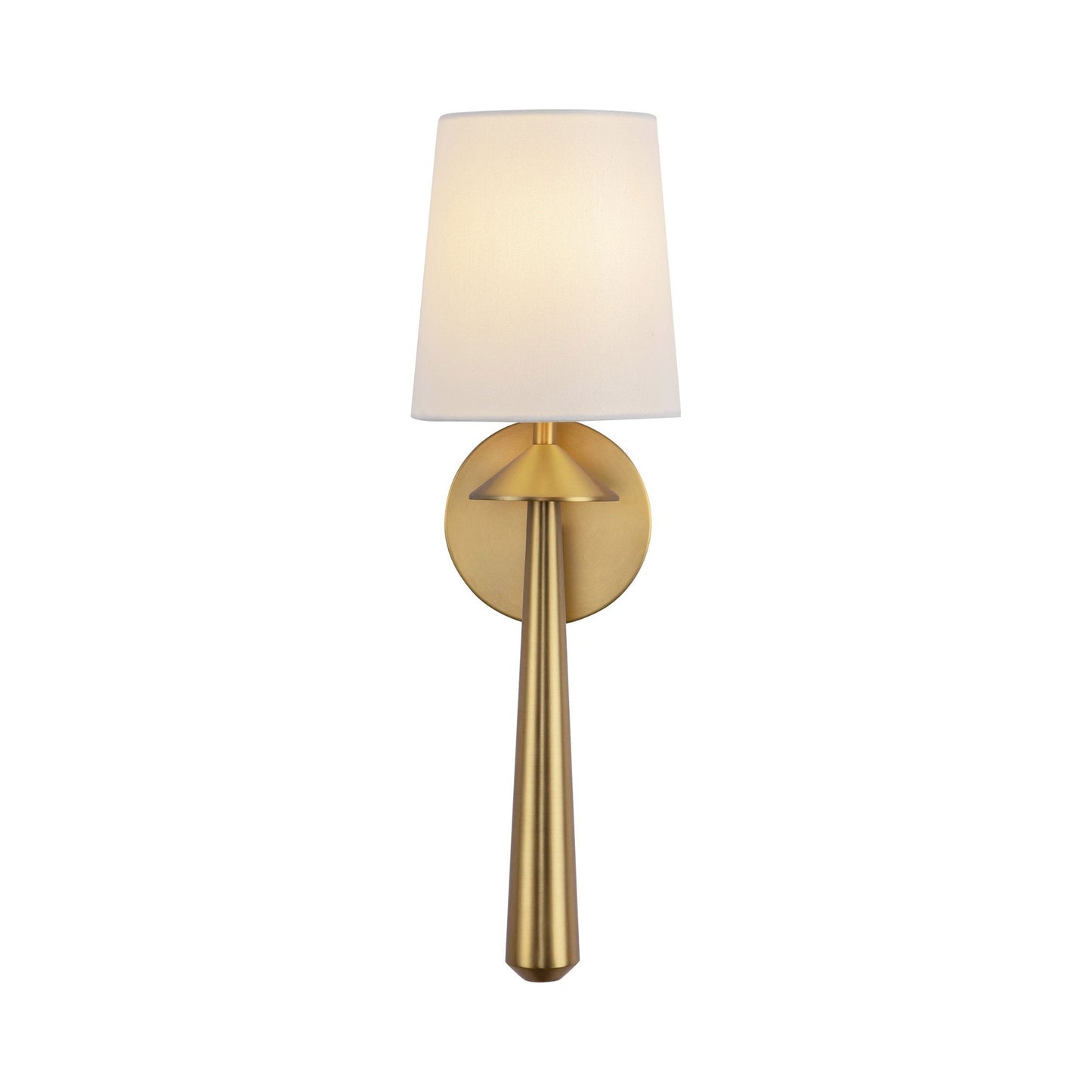 Bridgette Bath Wall Light in Brushed Gold.