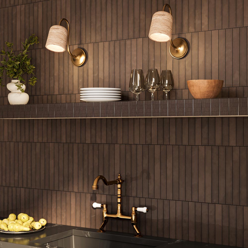 Bromley Wall Light in kitchen.
