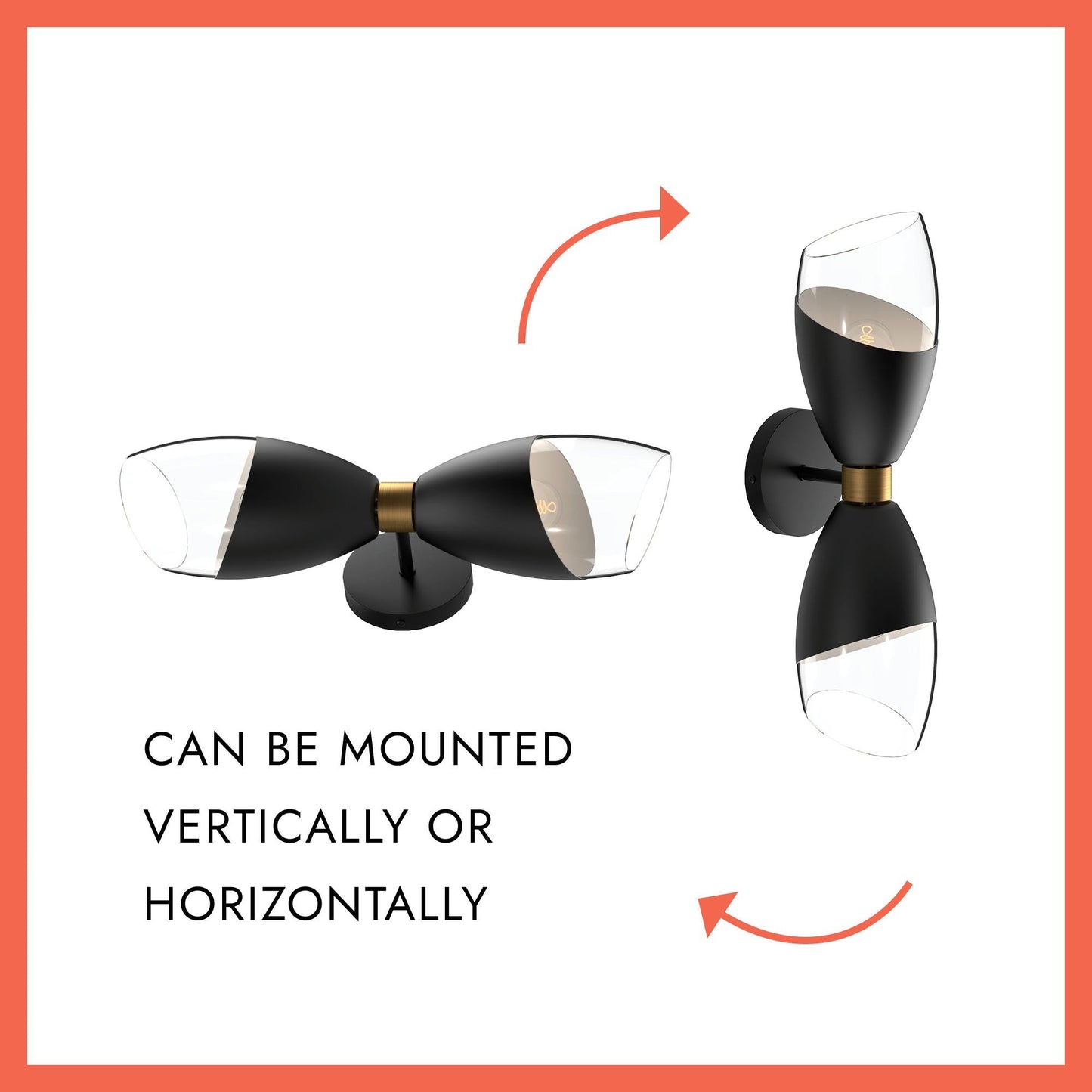 Capri Vanity Wall Light in Detail.