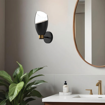 Capri Bath Wall Light in bathroom.