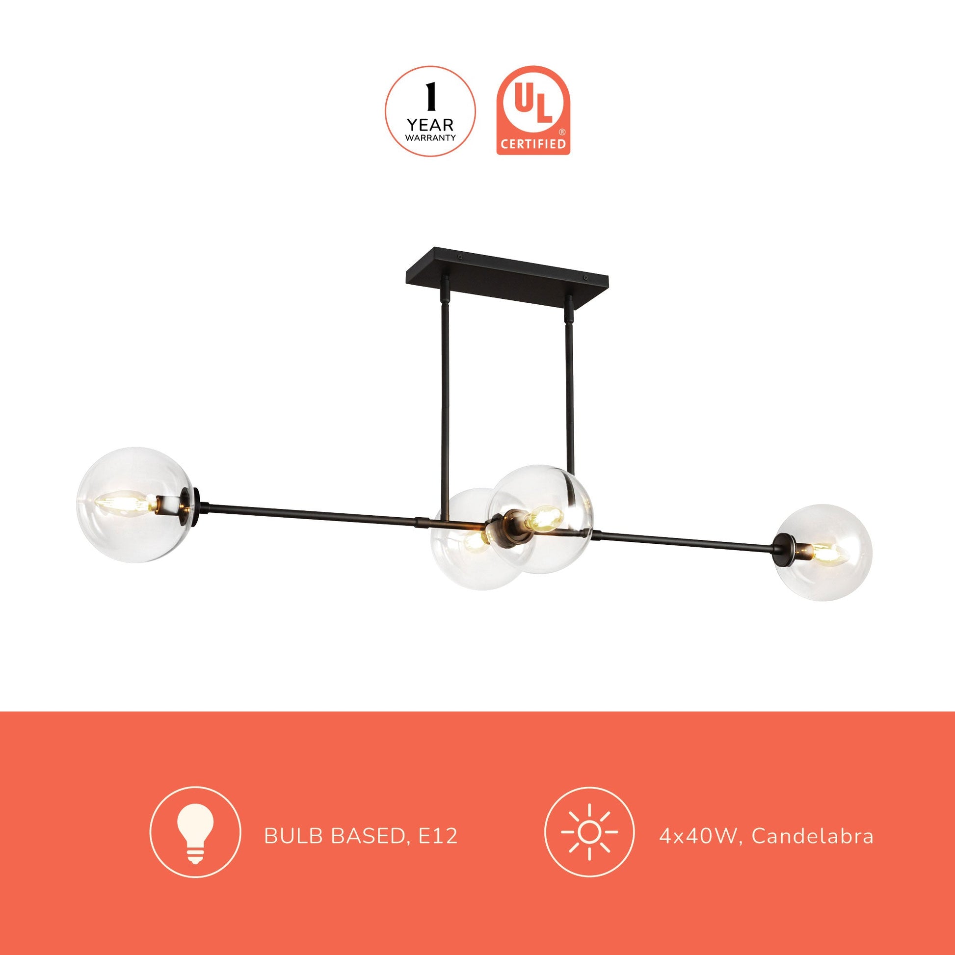 Cassia Linear Pendant Light in Detail.