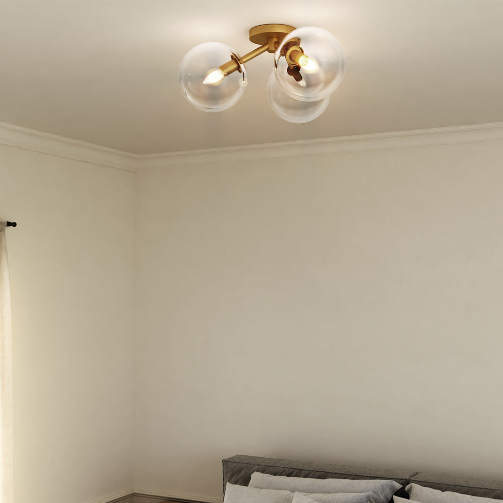 Cassia Semi Flush Mount Ceiling Light in Detail.