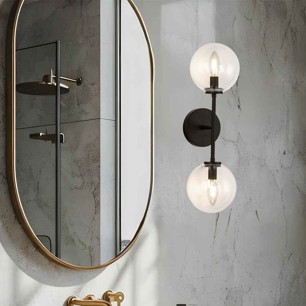 Cassia Wall Light in bathroom.