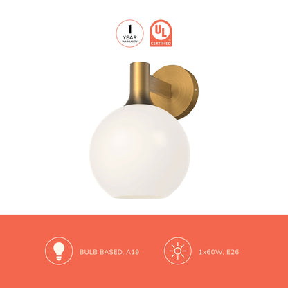 Castilla Bath Wall Light in Detail.