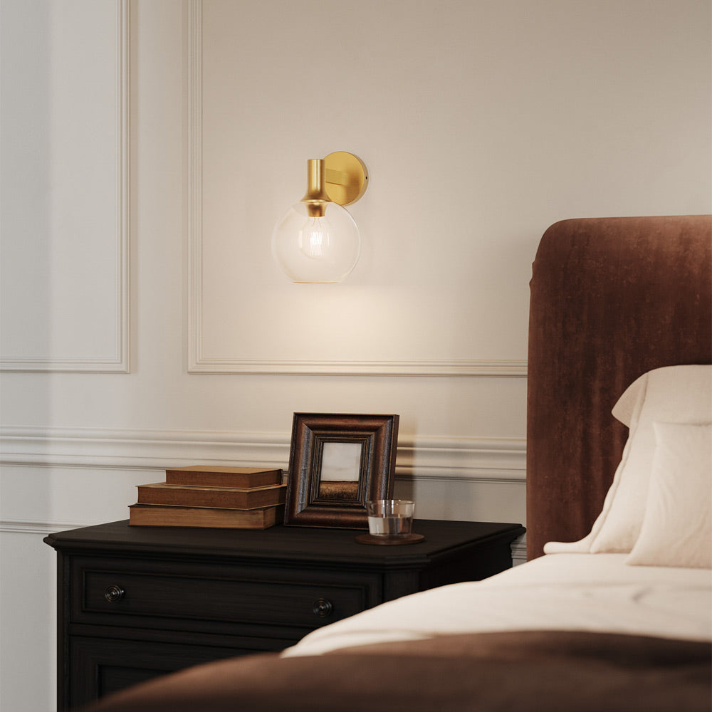 Castilla Bath Wall Light in bedroom.