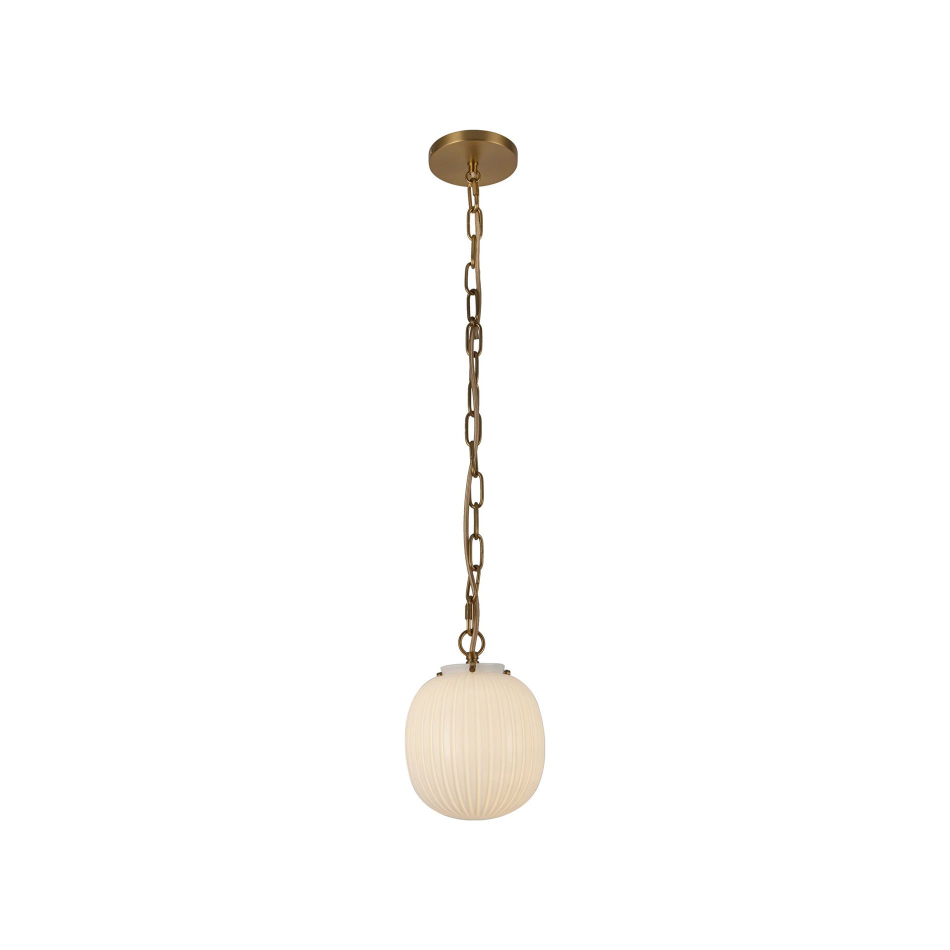 Cherise Pendant Light in Brushed Gold (Small).