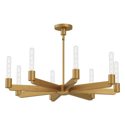 Claire Chandelier in Aged Gold (8-Light).