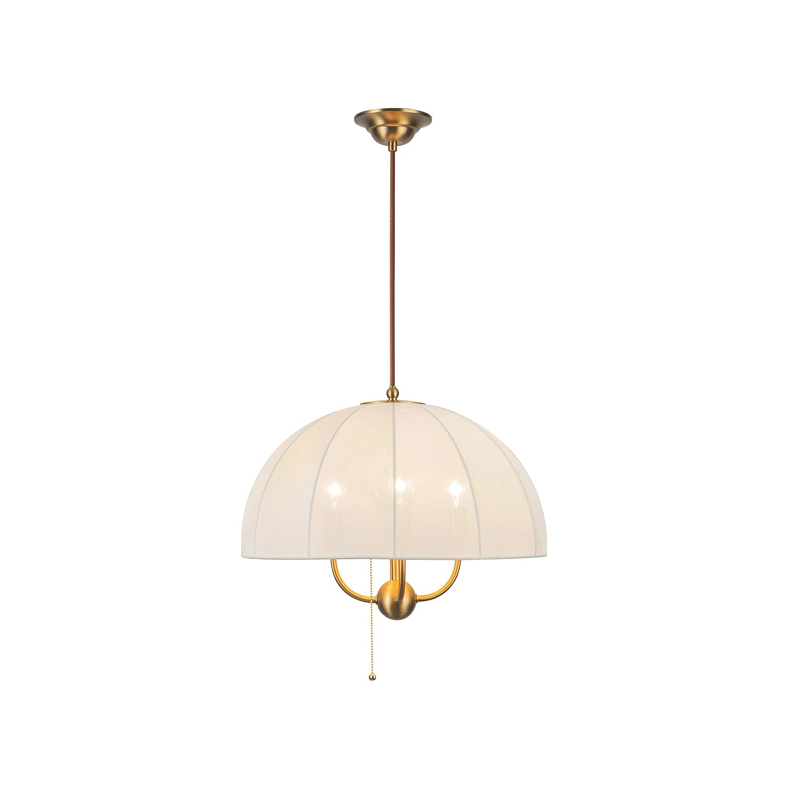 Crosby Pendant Light in Brushed Gold (Small).