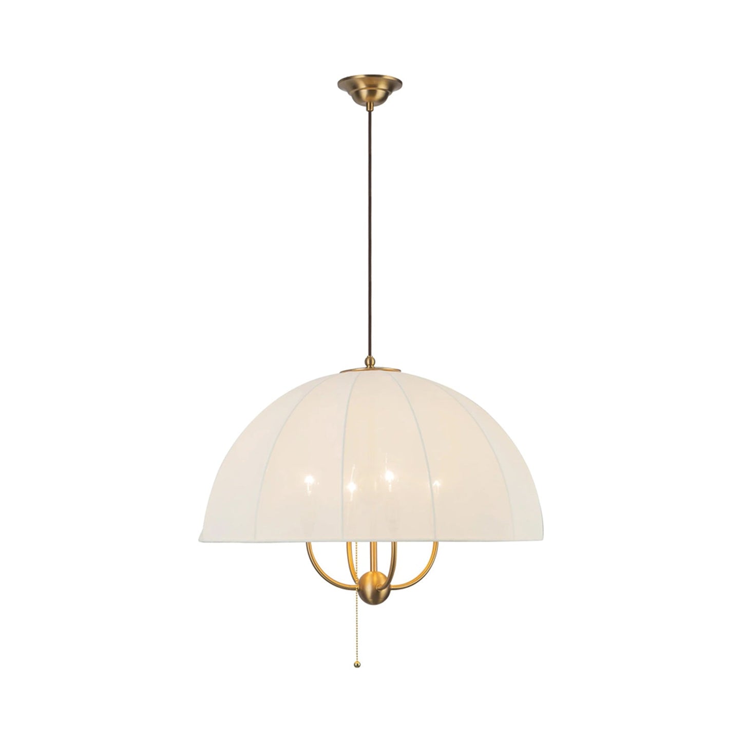 Crosby Pendant Light in Brushed Gold (Large).