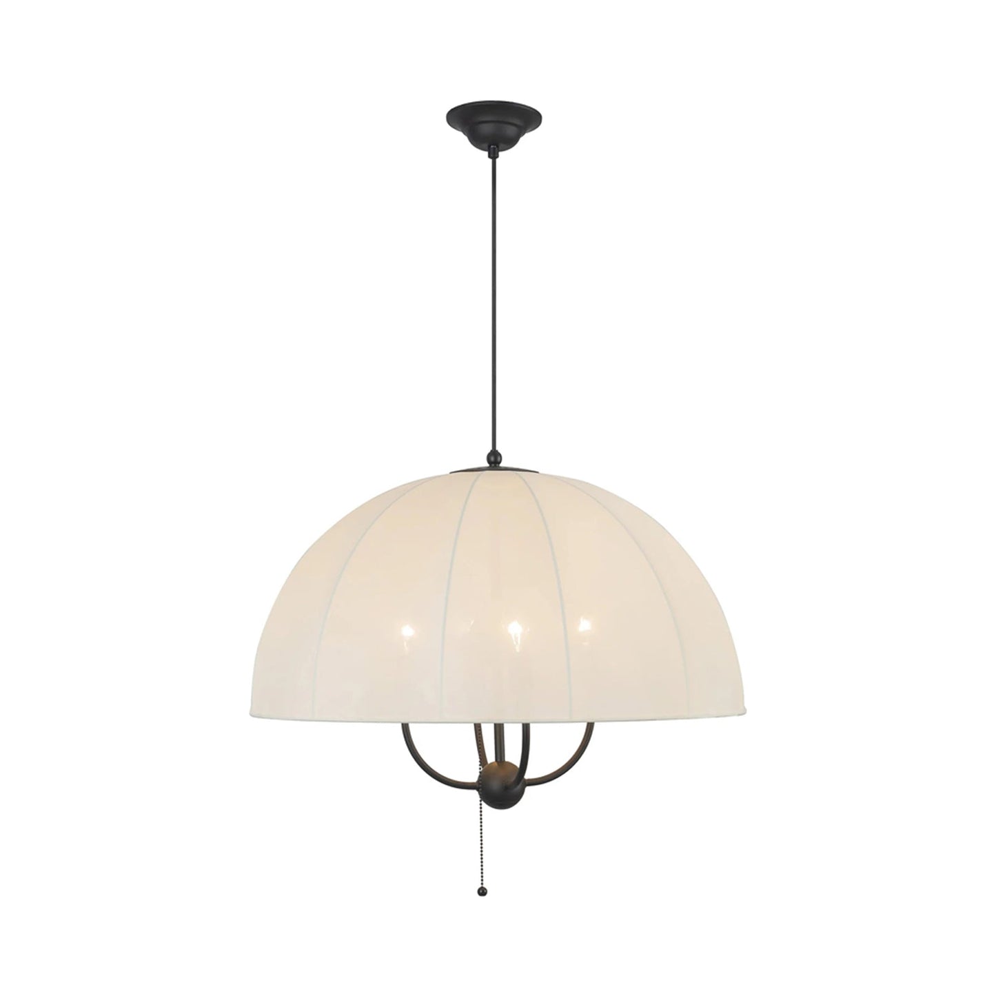 Crosby Pendant Light in Matte Black (Large).