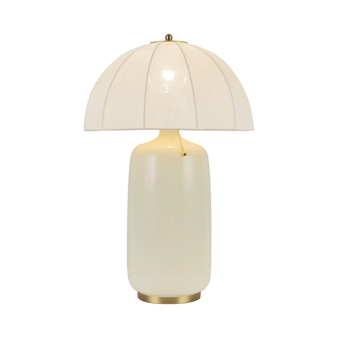 Crosby Table Lamp in Brushed Gold.