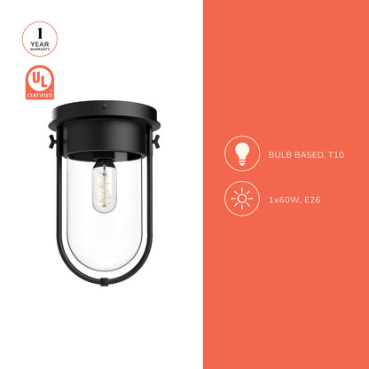 Cyrus Flush Mount Ceiling Light in Detail.