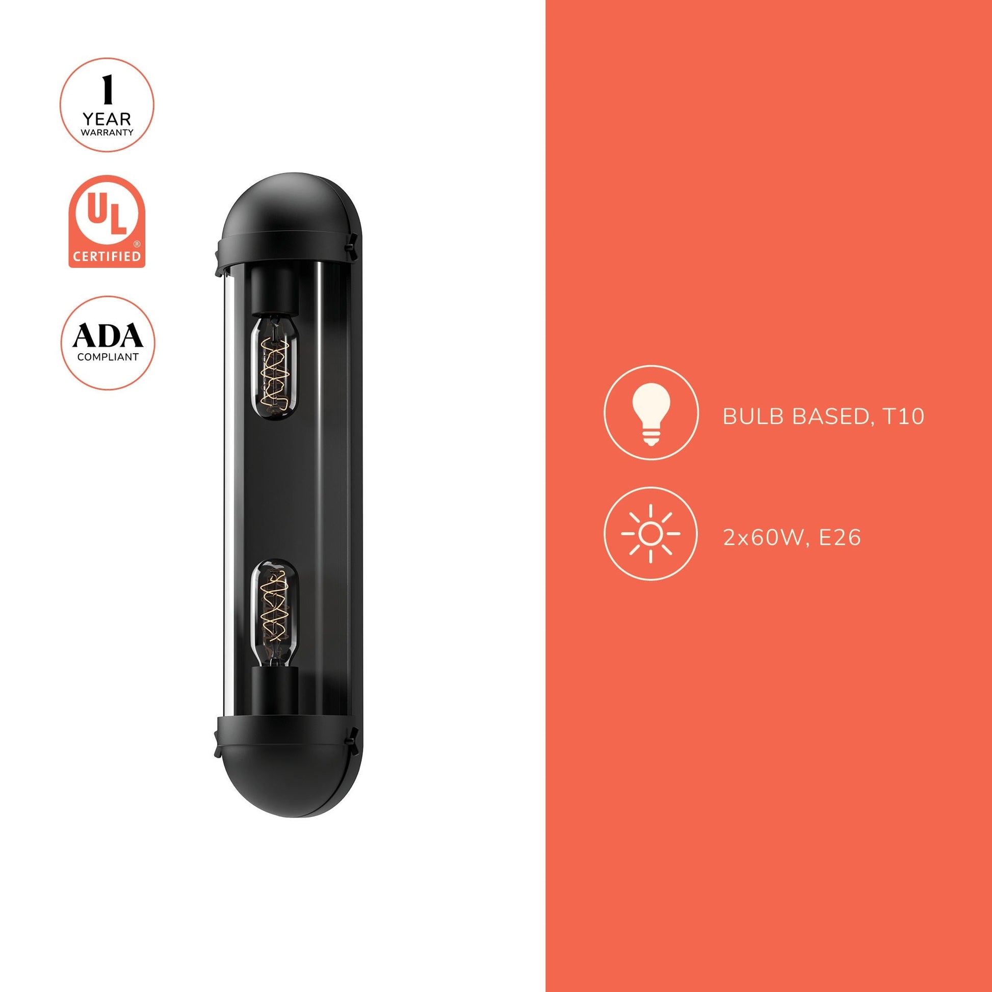 Cyrus Vanity Light in Detail.