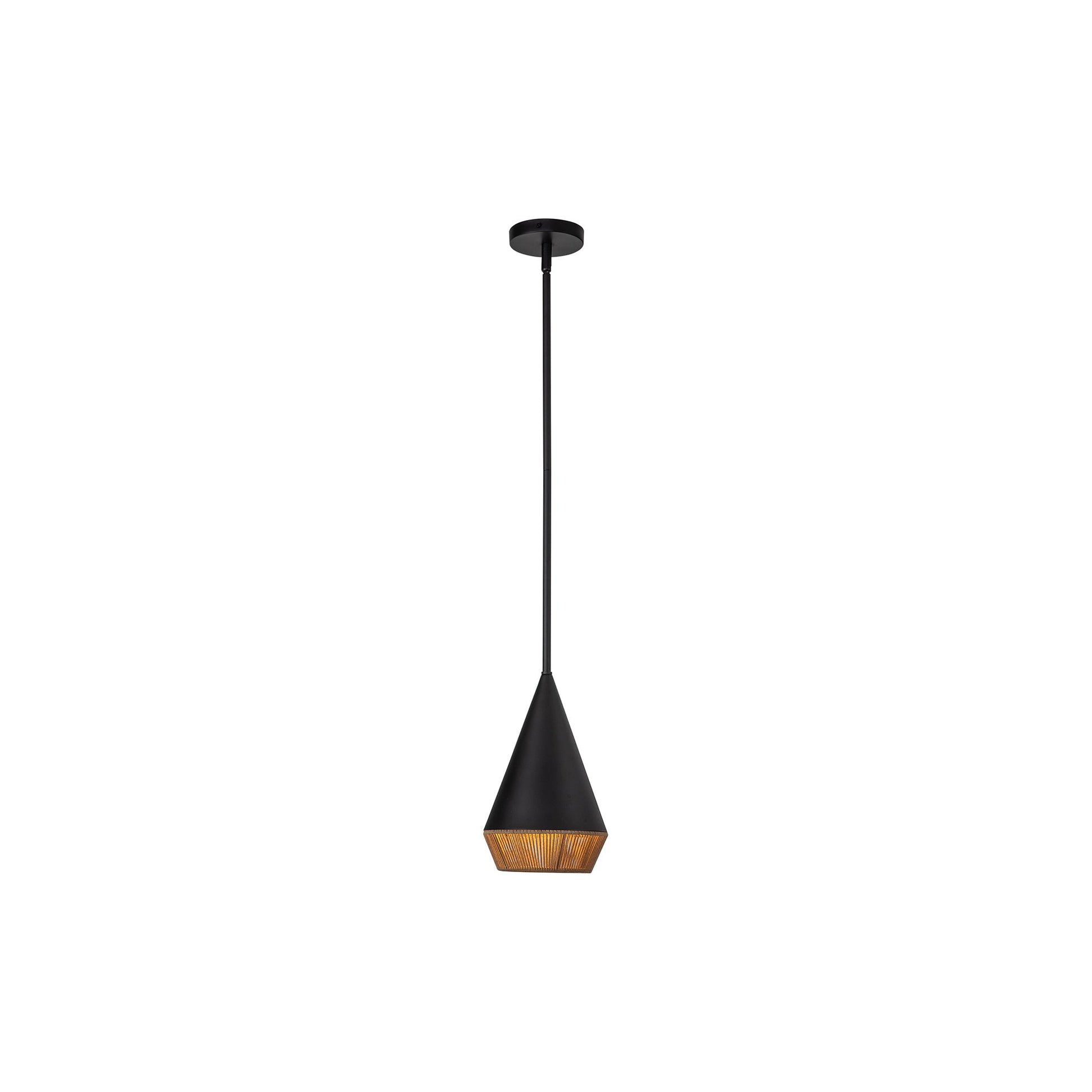 Daphne Pendant Light in Matte Black (Small).
