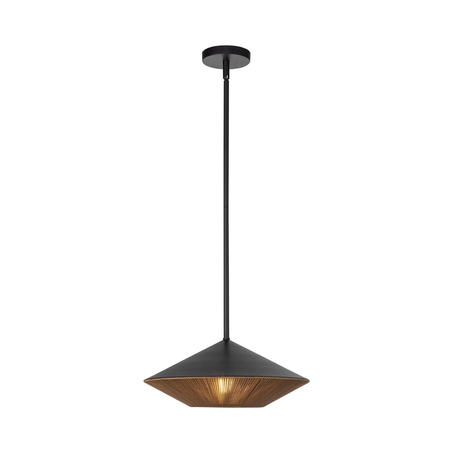 Daphne Pendant Light in Matte Black (Large).