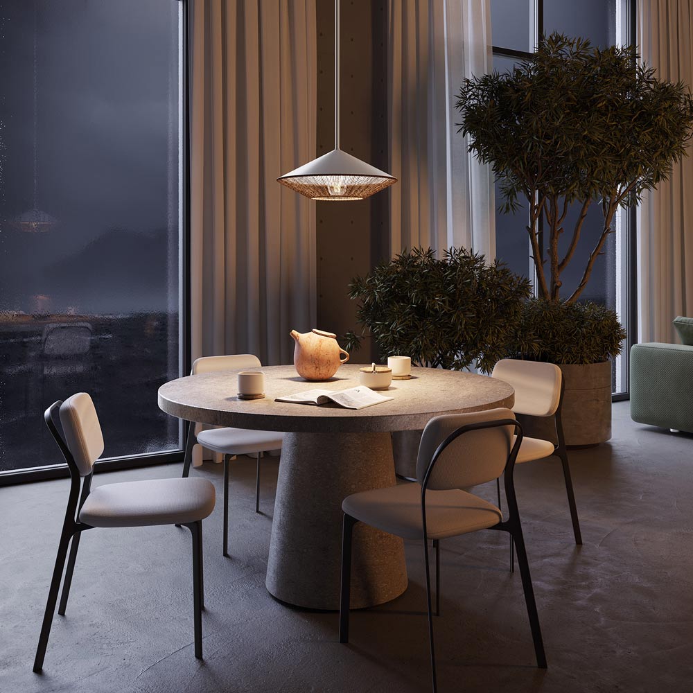 Daphne Pendant Light in dining room.