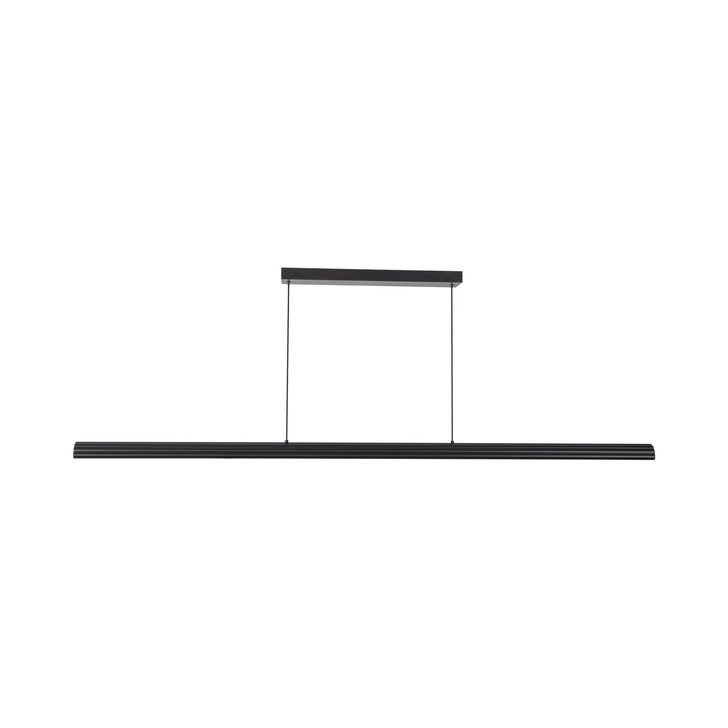 Dottie LED Linear Pendant Light in Matte Black (60-Inch).