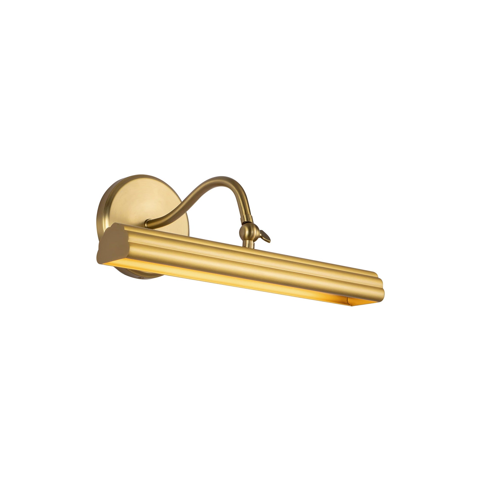 Dottie LED Picture Light in Brushed Gold (14-Inch).