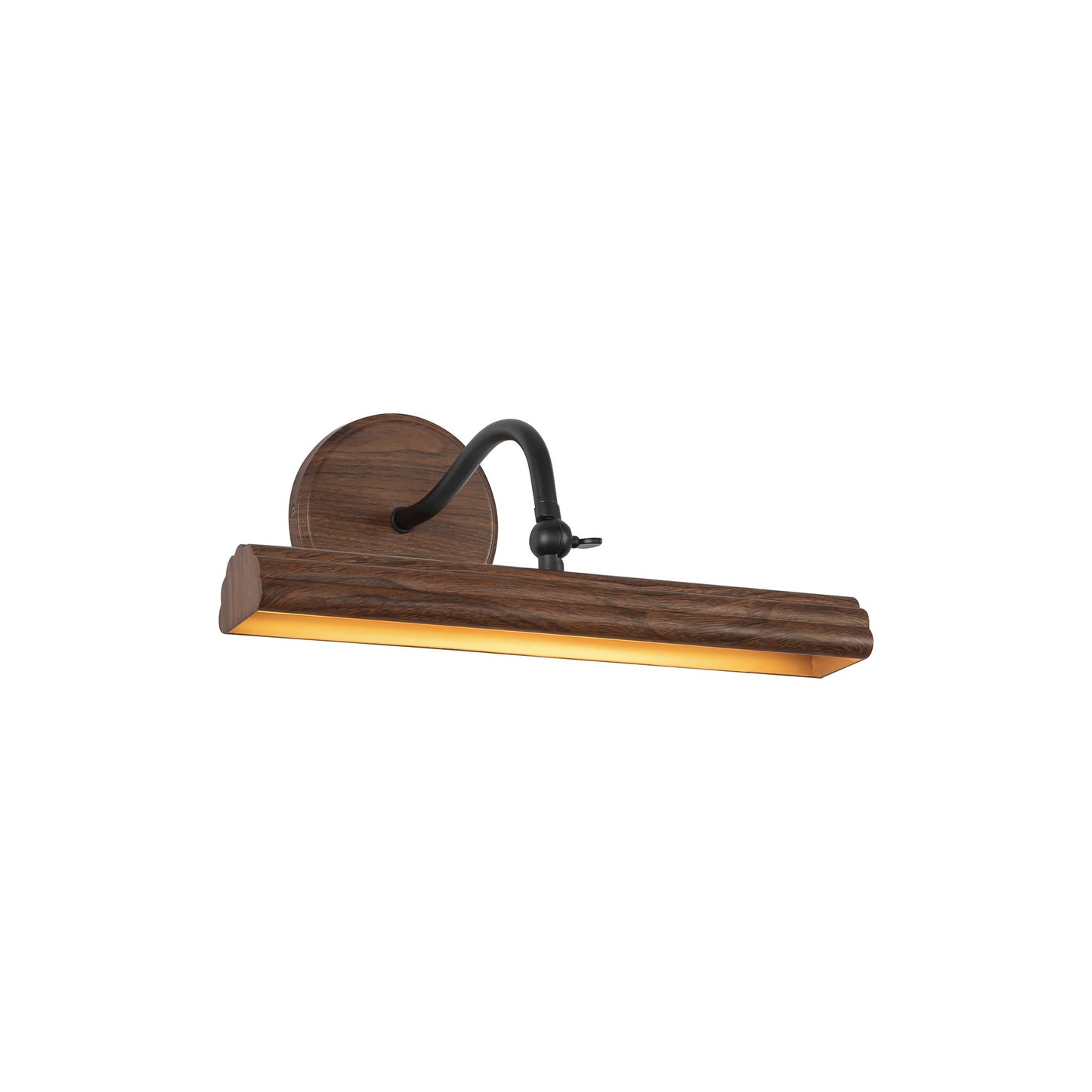 Dottie LED Picture Light in Walnut (14-Inch).