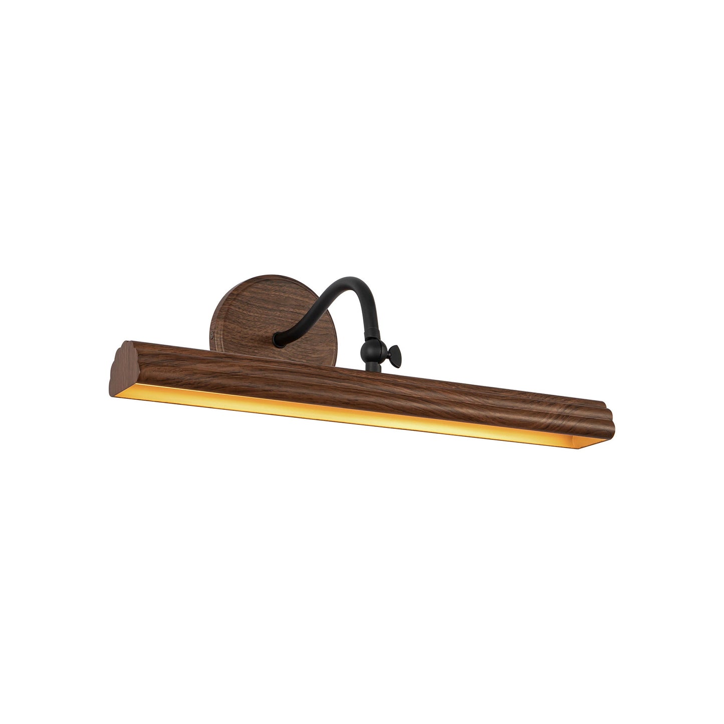 Dottie LED Picture Light in Walnut (18-Inch).