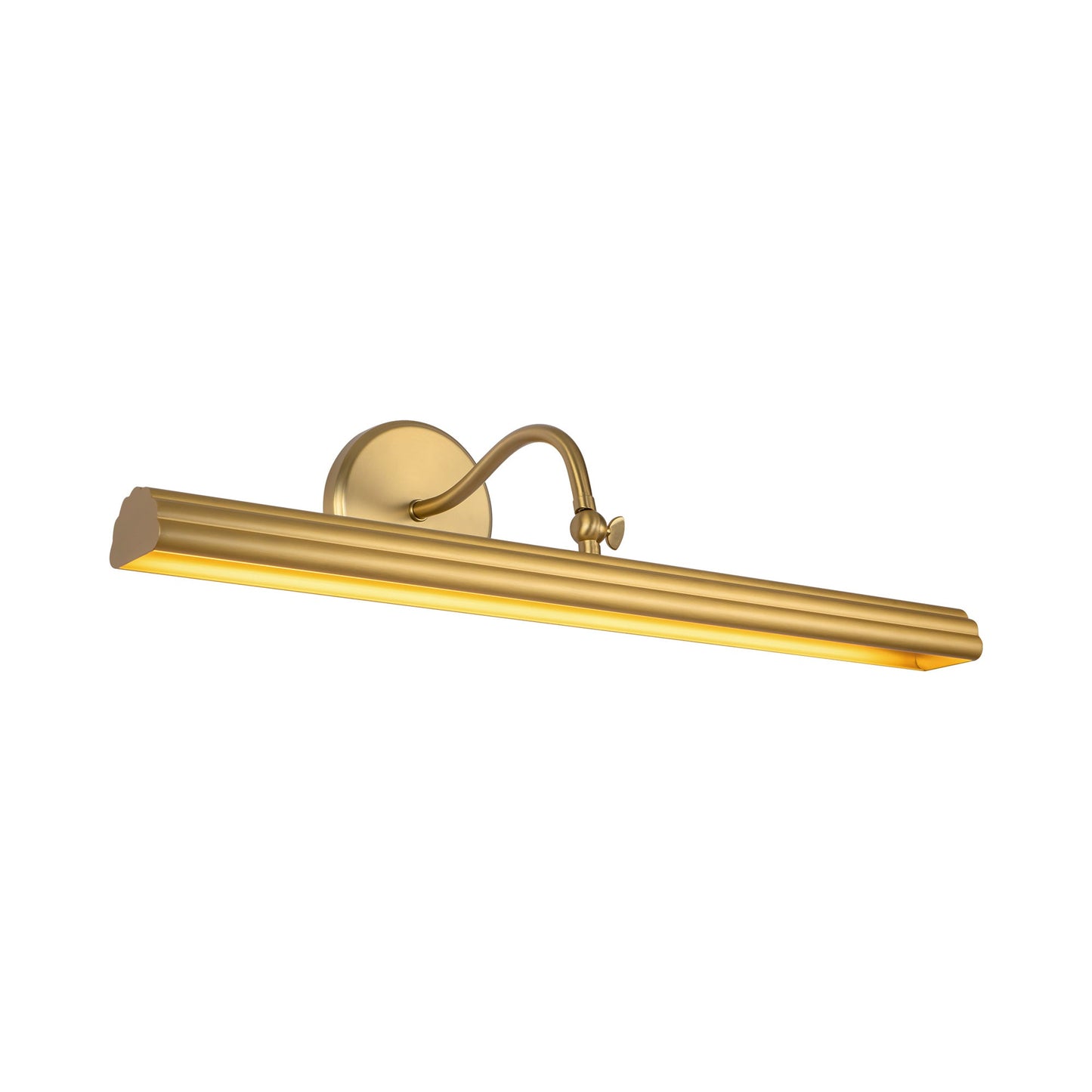 Dottie LED Picture Light in Brushed Gold (24.13-Inch).