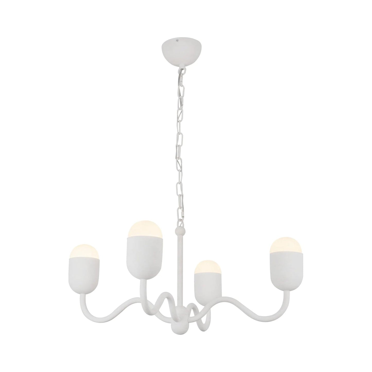 Effie Chandelier in Antique White (Small).