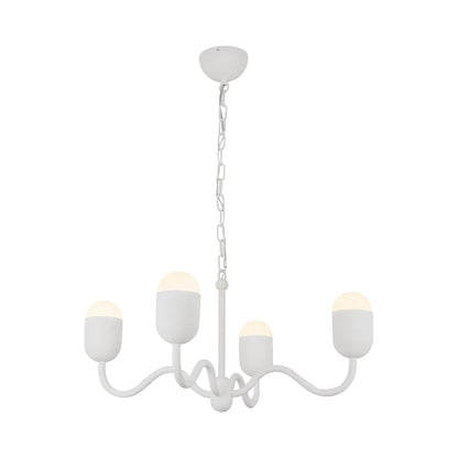 Effie Chandelier in Antique White (Small).