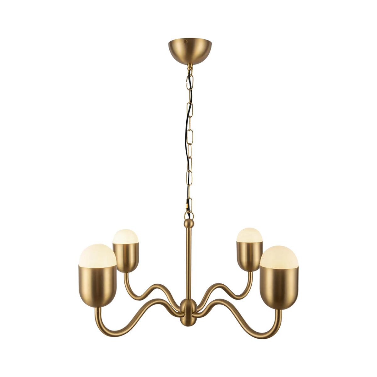 Effie Chandelier in Brushed Gold (Small).