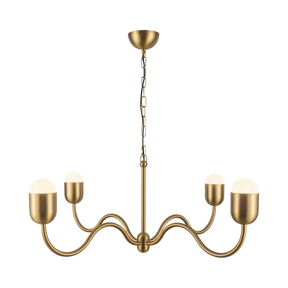 Effie Chandelier in Brushed Gold (Large).