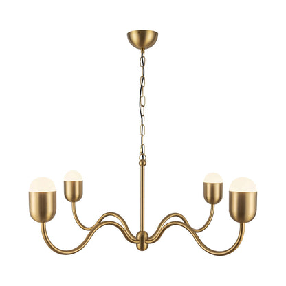 Effie Chandelier in Brushed Gold (Large).