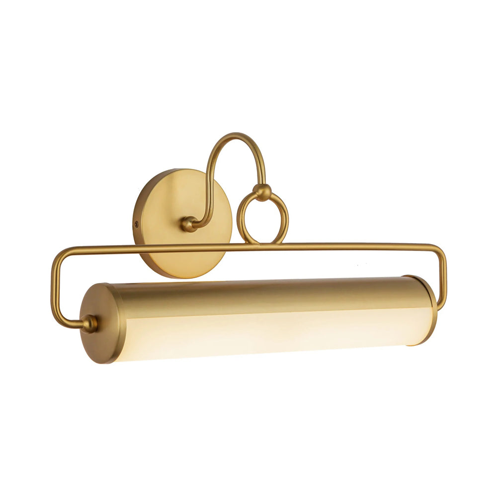 Ellen LED Picture Light in Brushed Gold.