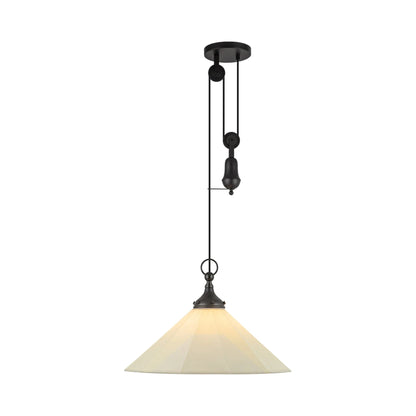 Ellen Pendant Light in Matte Black.